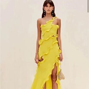 Emelia the Label Izzy Ruffle Maxi Dress